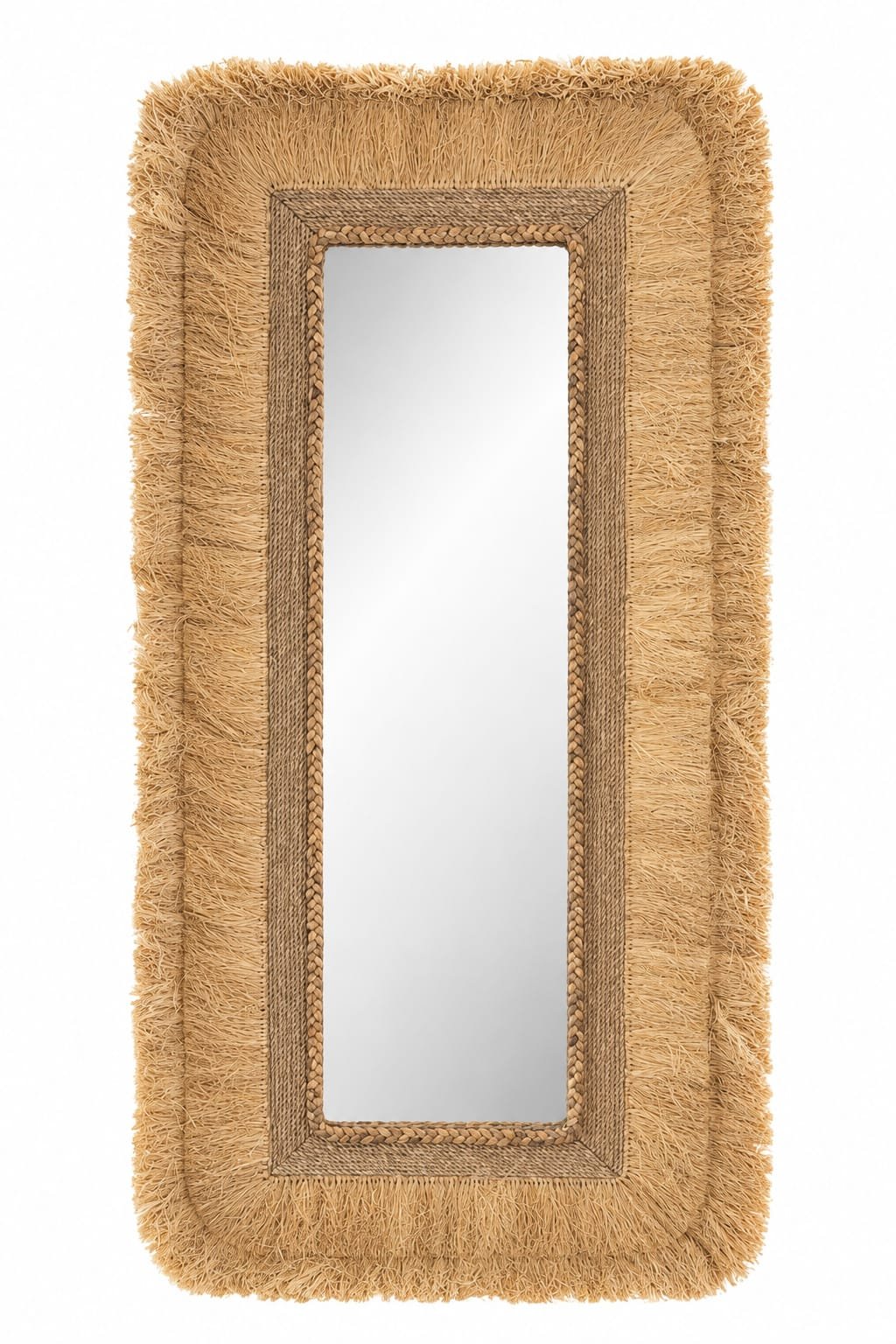 Miroir rectangle 3 matières
