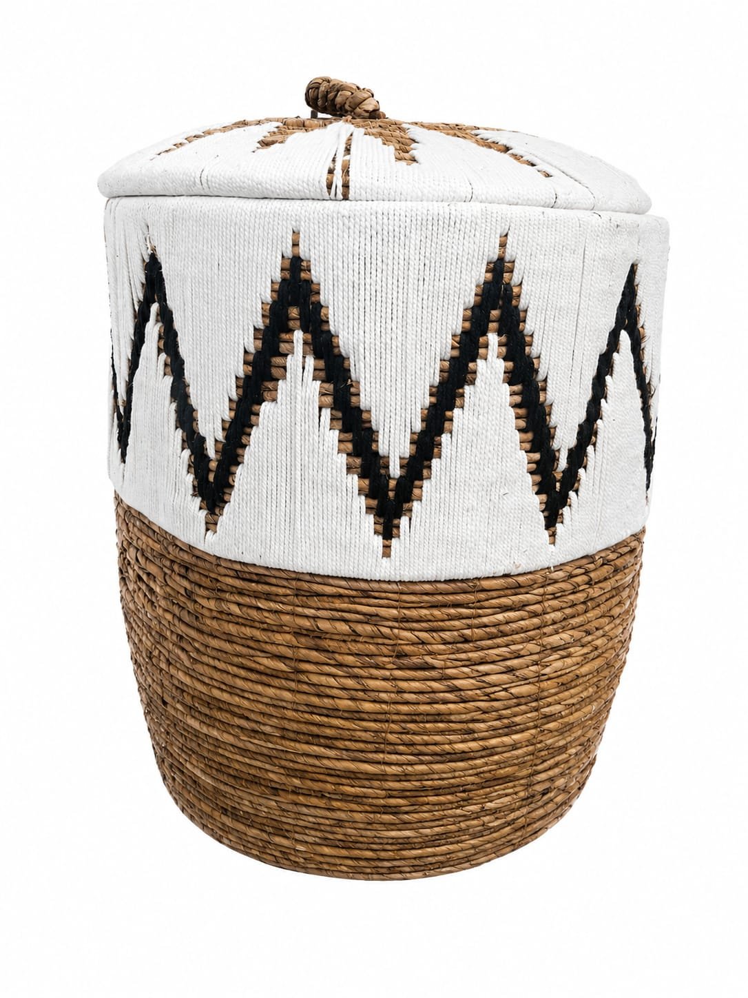 Panier bambou avec couvercle