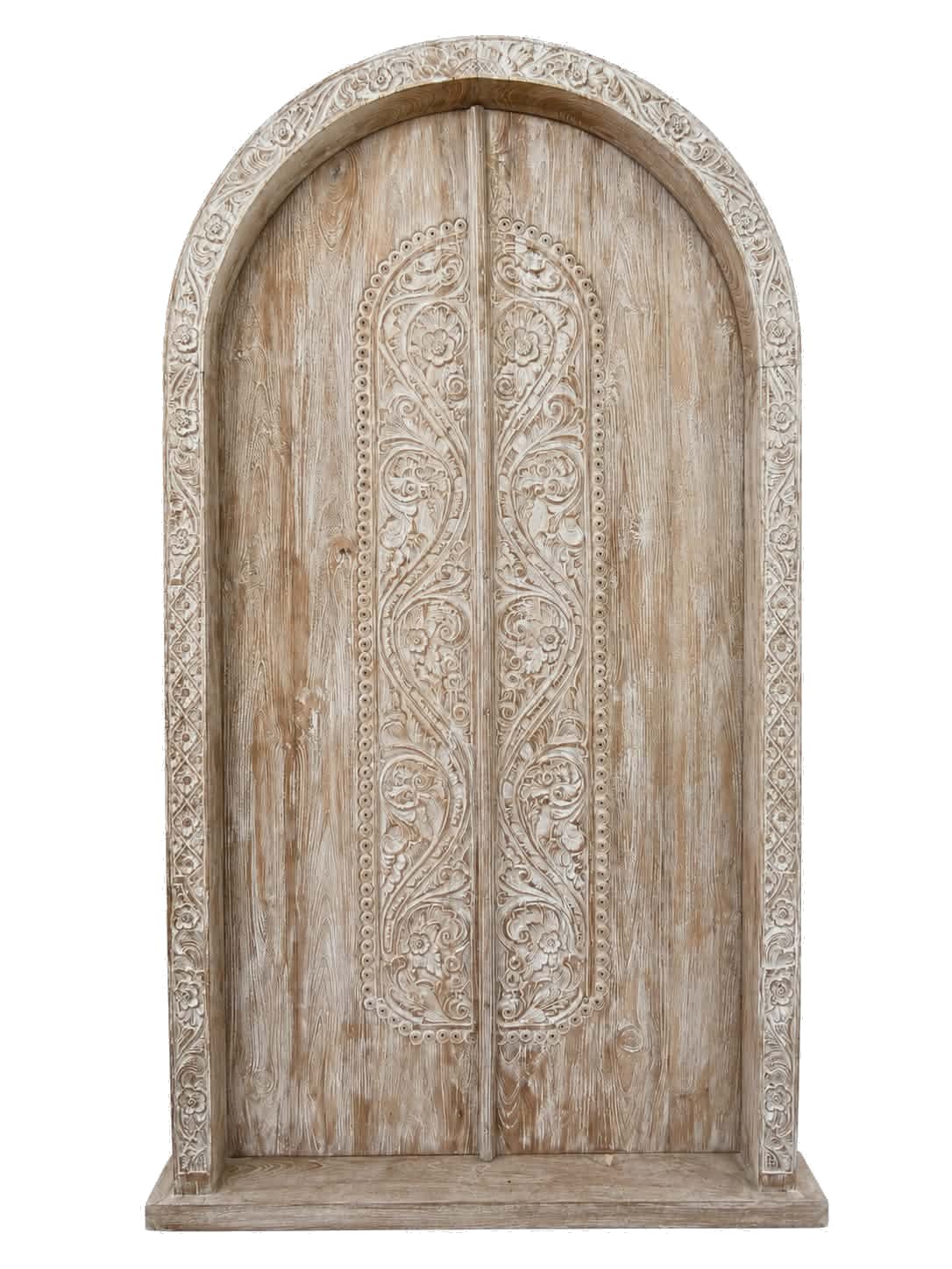 Porte balinaise arrondie