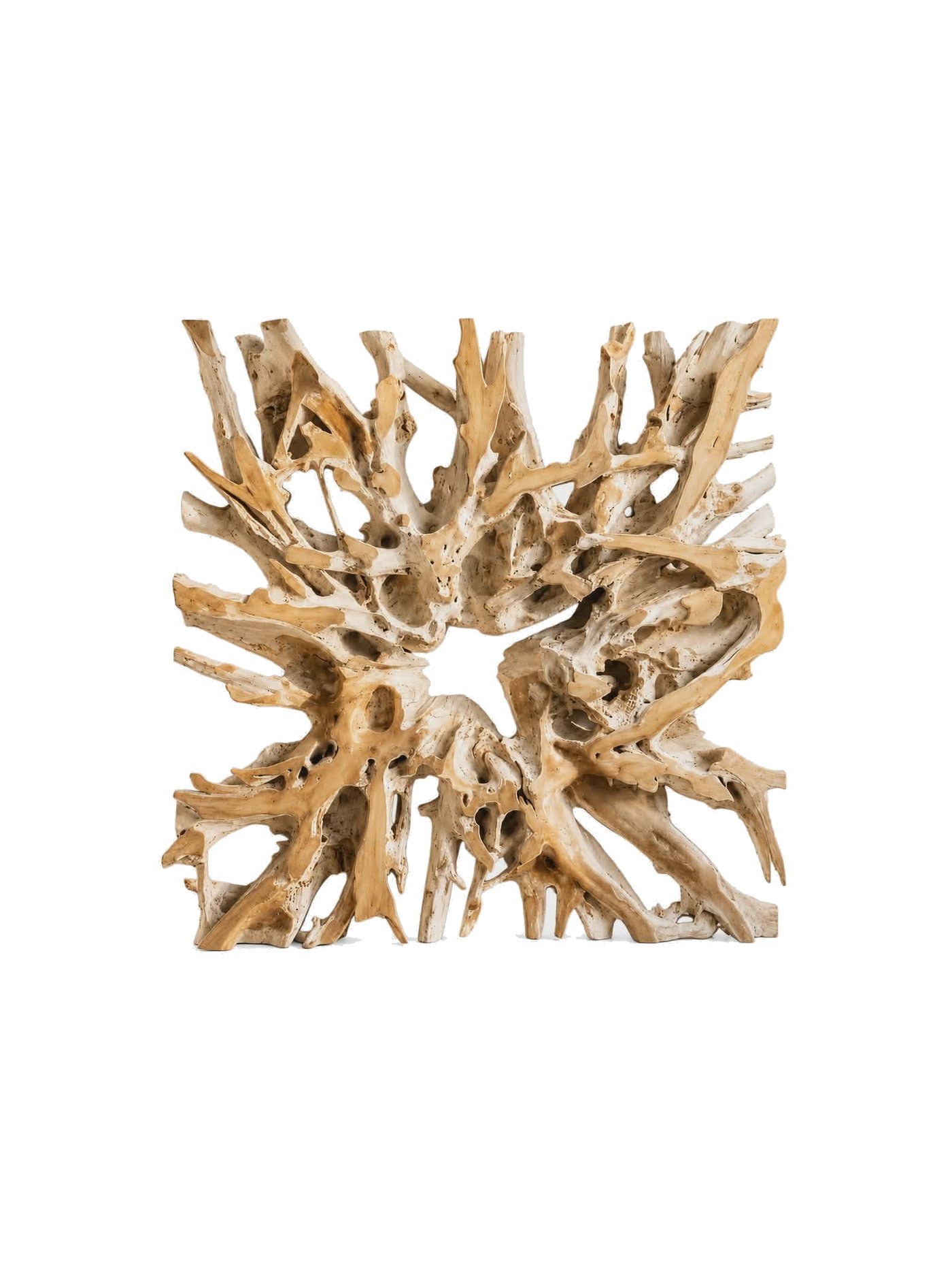 Sculpture racine de teck