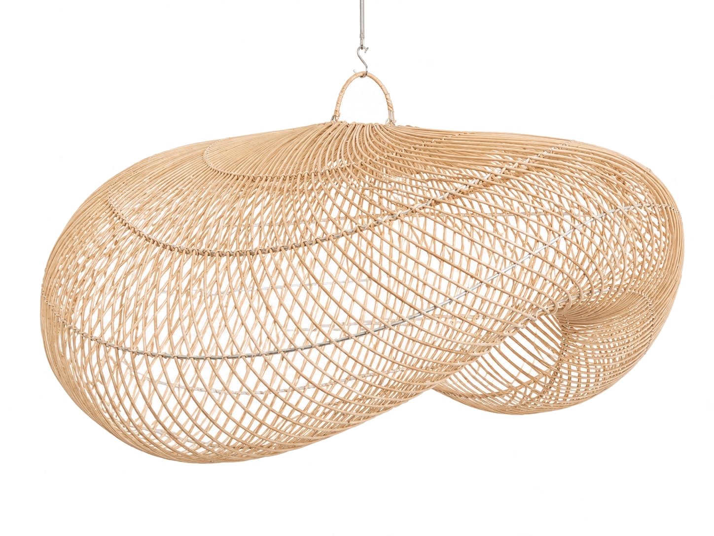 Suspension nuage bambou